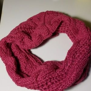 Pink Cable Knit Scarf NEVER WORN